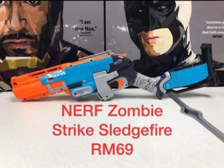 harga nerf zombie strike brainsaw