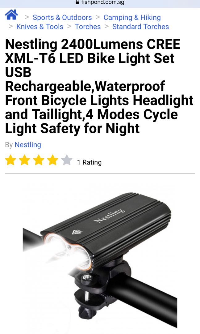 Nestling discount 2400 lumens