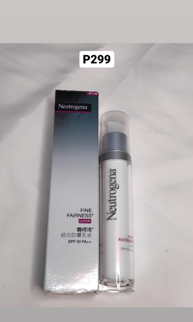 neutrogena fine fairness lotion