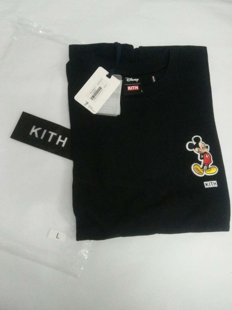 New & authentic KITH X DISNEY t-shirt, Men's Fashion, Tops & Sets