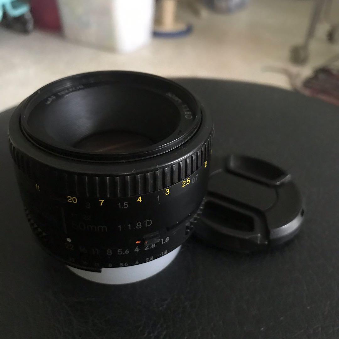 Nikon DSLR mirrorless Prime len 50mm f1.8D Photography Lens