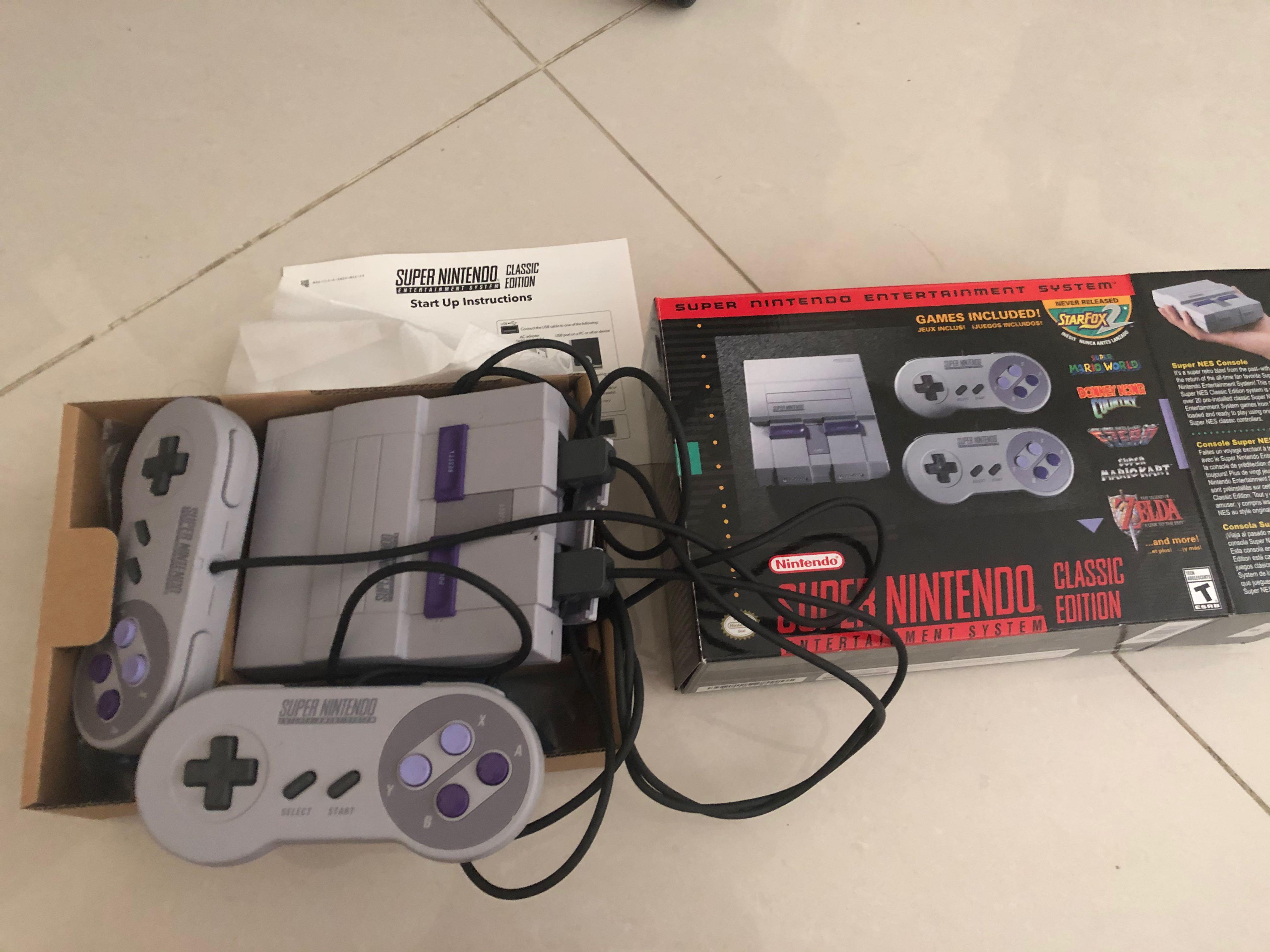 Nintendo Super Nes Classic Edition Toys Games Video Gaming Consoles On Carousell