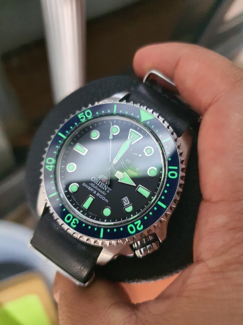 Orient triton ceramic hot sale bezel