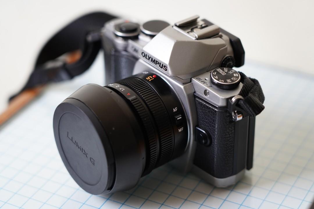 Camera Lens Panasonic Lumix G Leica DG Summilux 15mm F1.7 Lens