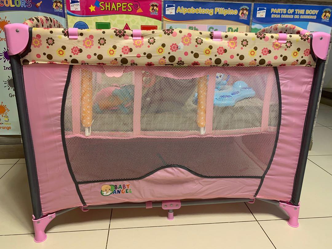 baby cot pink
