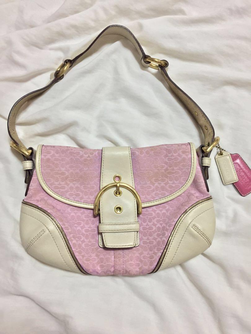 PINK VINTAGE COACH PURSE Y2K, Women's Fashion, Bags & Wallets, Purses &  Pouches on Carousell