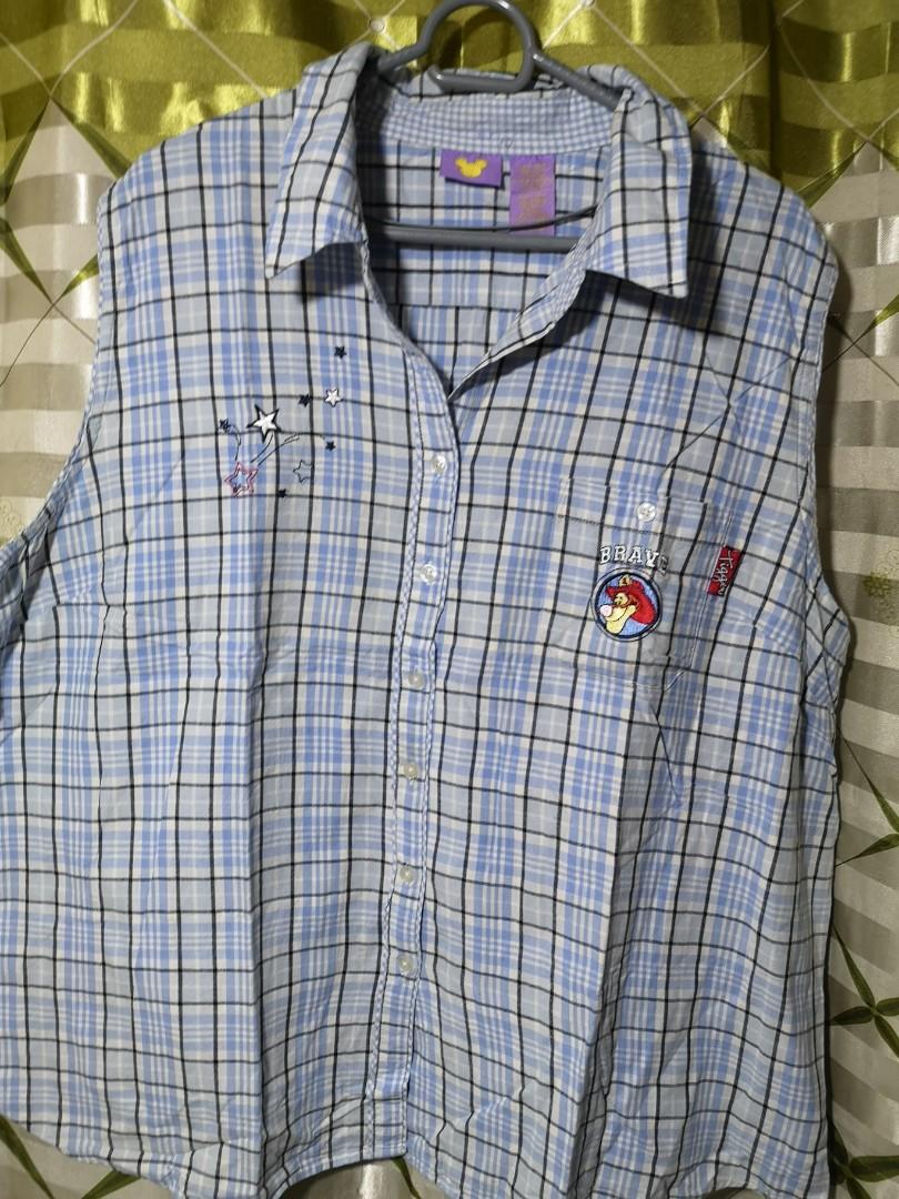 women's plus size checkered shirt