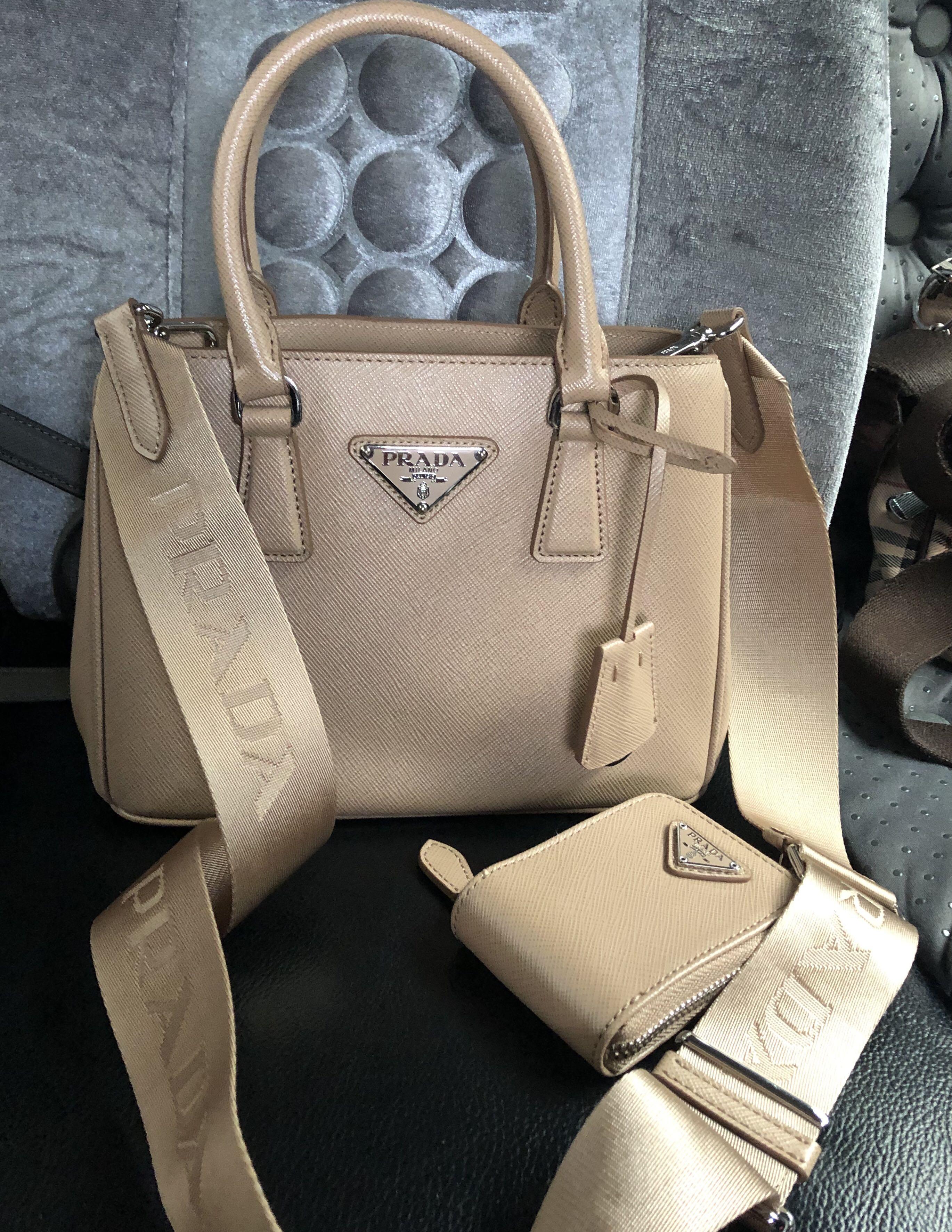prada bag with purse attached