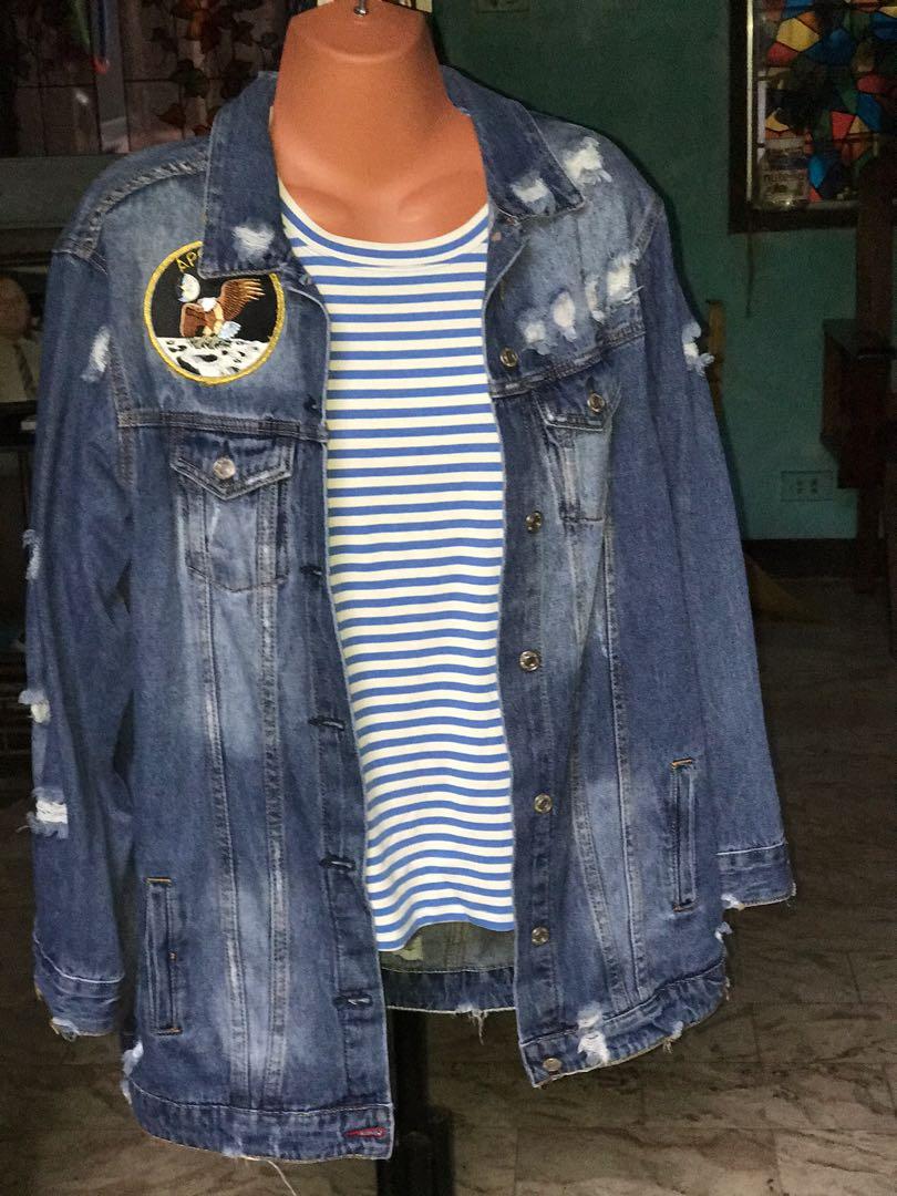 denim jacket fashion nova