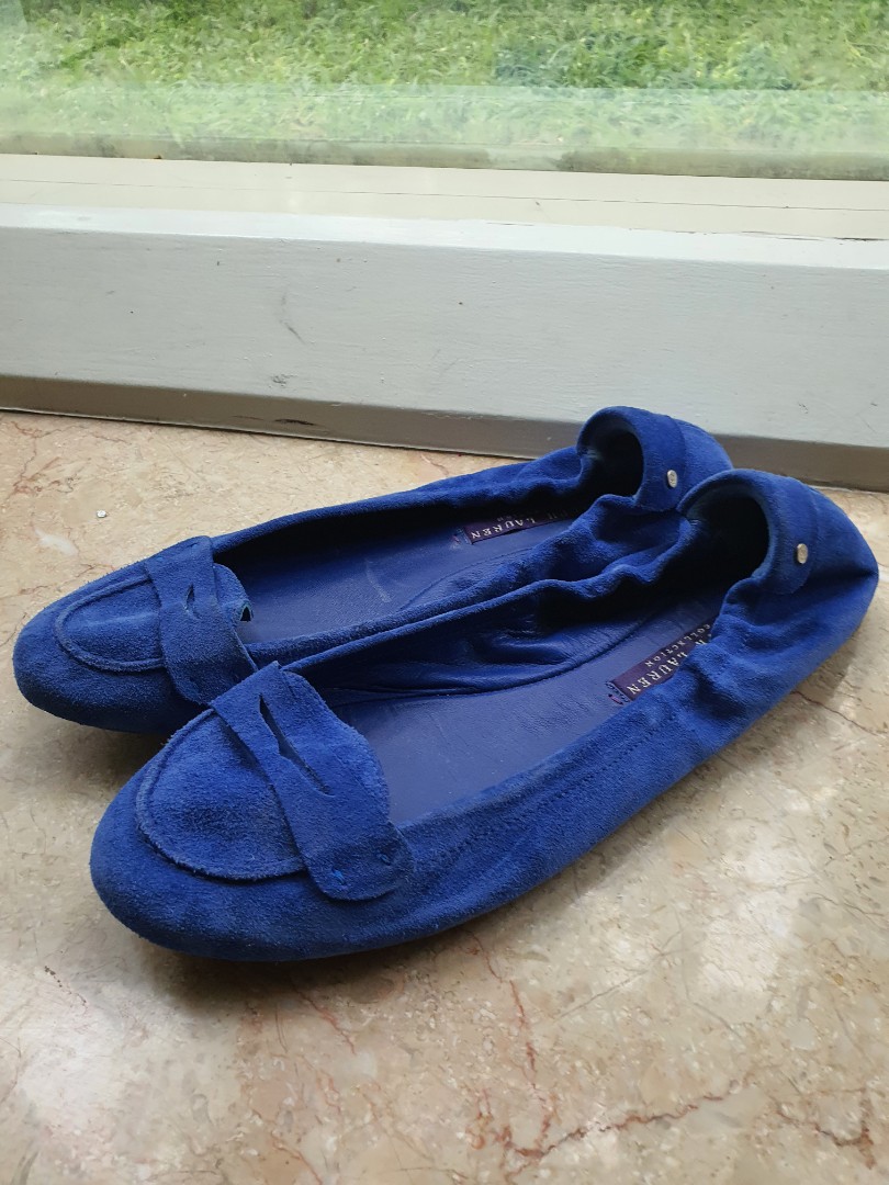 ralph lauren blue shoes