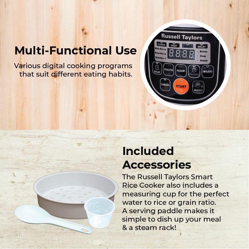 [READYSTOCK] Russell Taylors Fuzzy Logic Smart Rice Cooker 1.8L ERC30