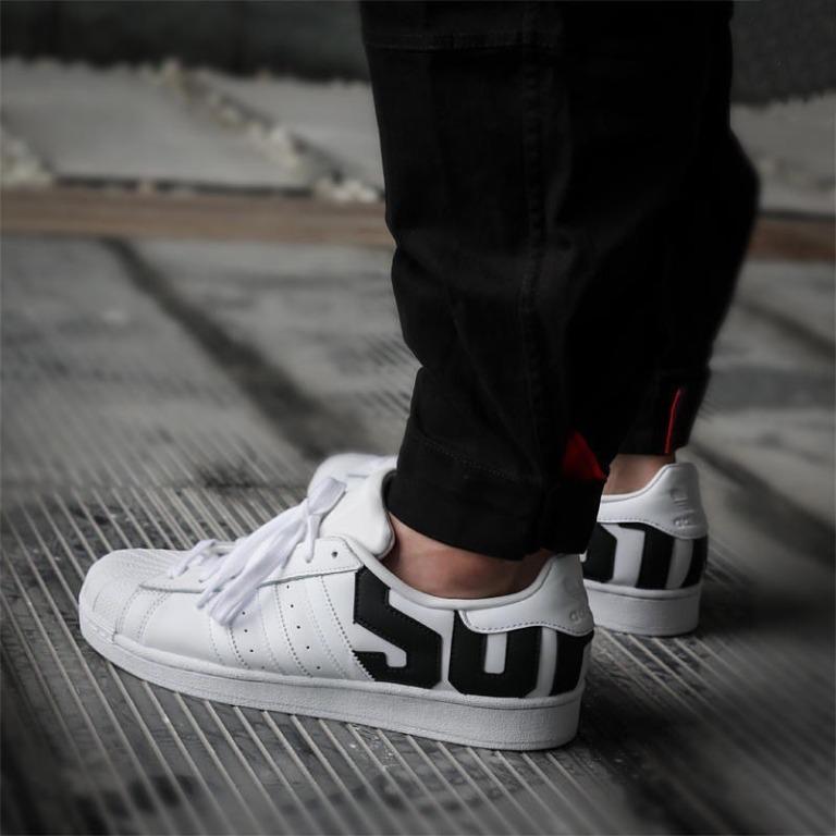 RM 299 saje!!Adidas Originals Superstar Big Logo \u2063White Sneakers, Men's  Fashion, Footwear, Sneakers on Carousell