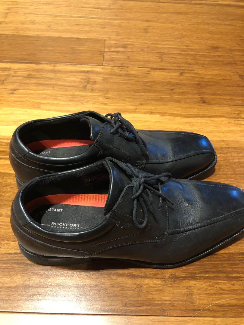 Rockport Black Shoes, Men's Fashion 