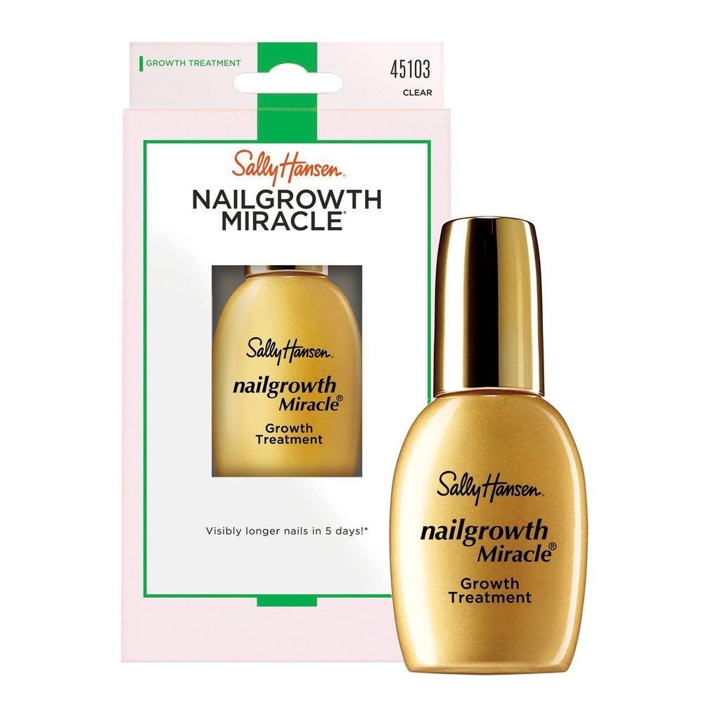 Sally Hansen Nailgrowth Miracle, Beauty & Personal Care, Hands & Nails on  Carousell