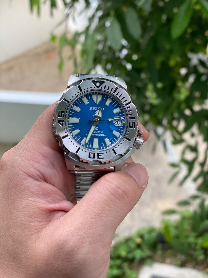 Seiko monster blue coral deals