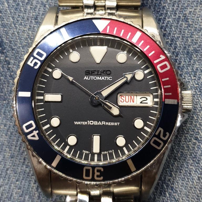 Seiko SKX025K Submariner 10 Bar 7S26-0050 Automatic Men's Watch, Women's  Fashion, Watches & Accessories, Watches on Carousell