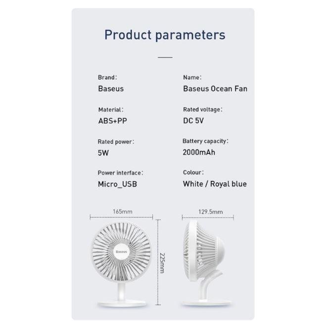 [SG*LOCAL STOCK] Ocean Air Circulation Fan 4 Wind Speeds Automatic