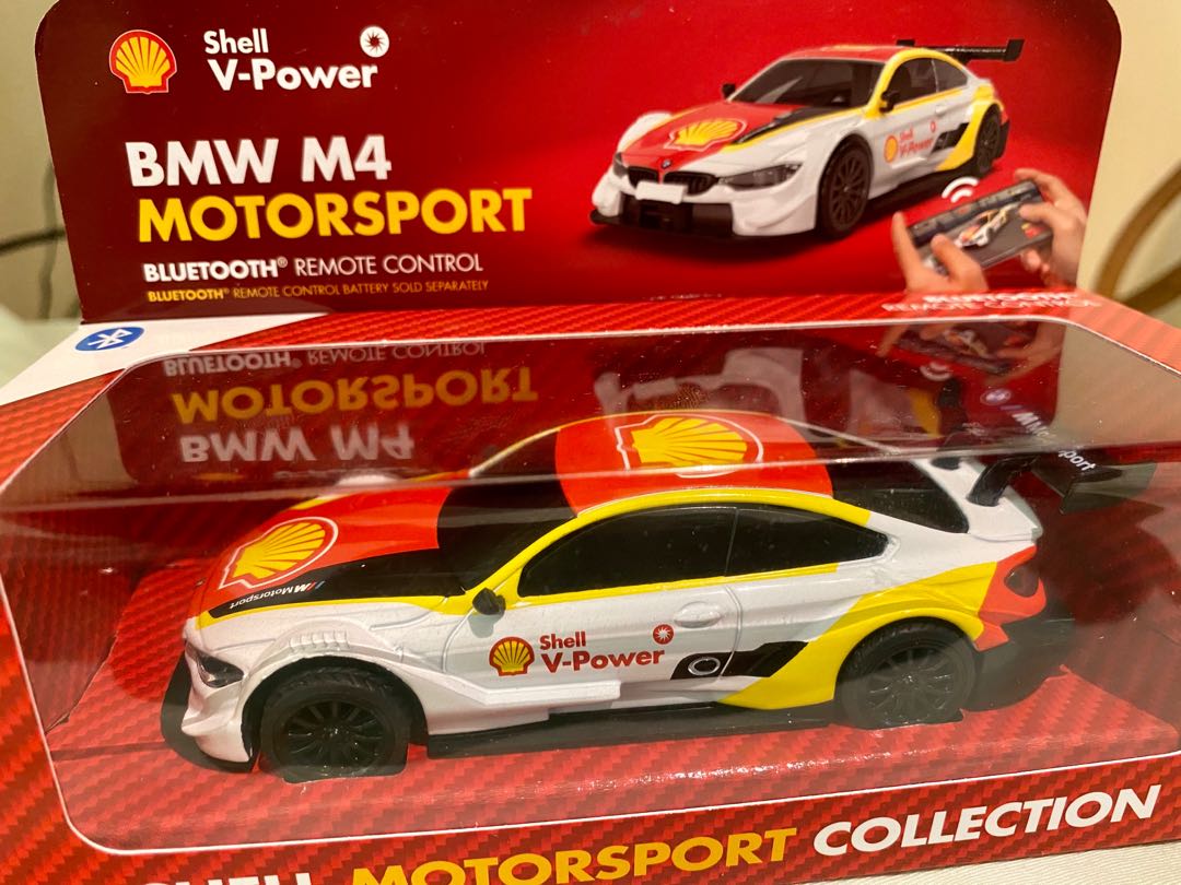 Shell Bmw M4 Diecast 1 41 Bluetooth R C Car 連電搖控車 用app 手機控制 興趣及遊戲 玩具 遊戲類 Carousell