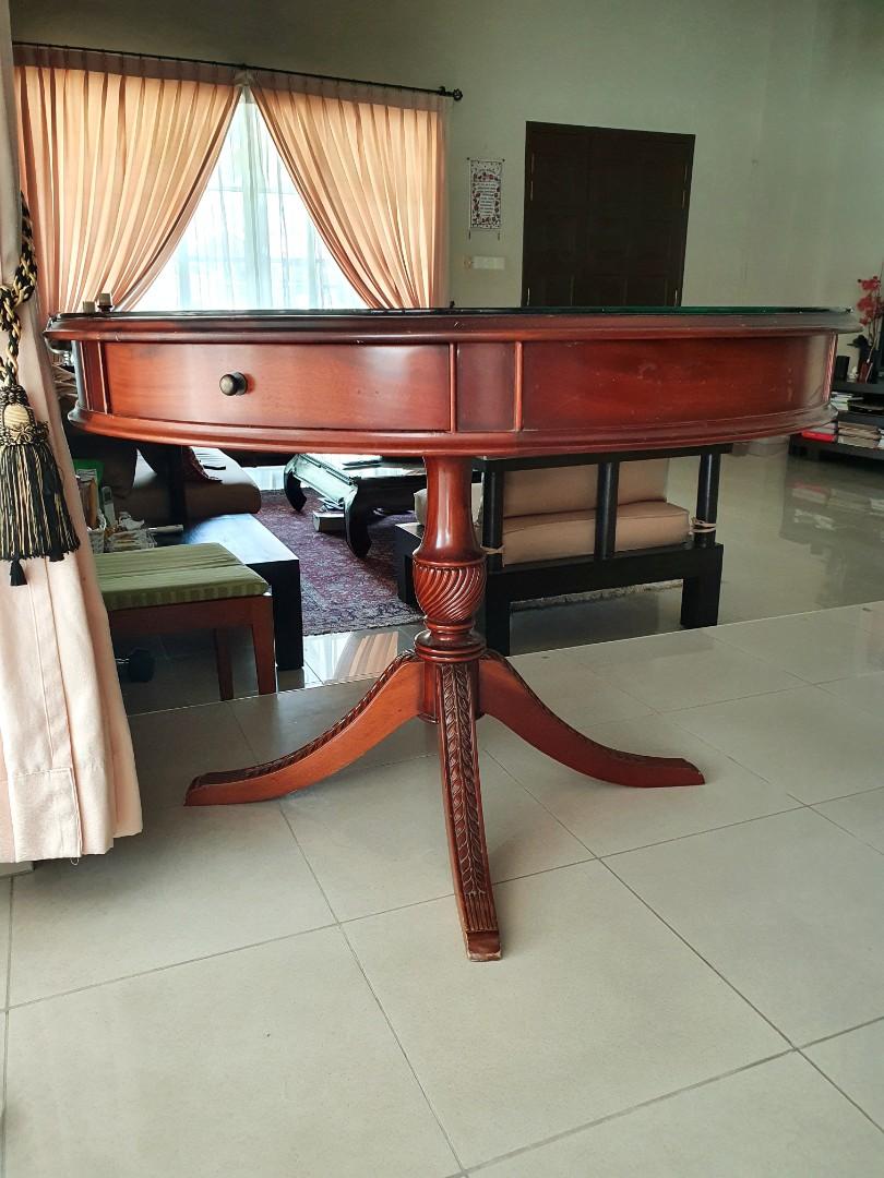 Sheraton Style Drum Table Furniture Tables Chairs On Carousell