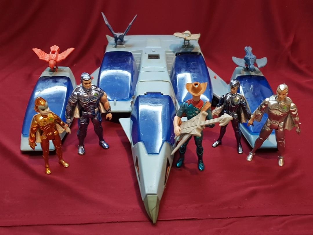Silverhawks Maraj & 5 Heroes 'Partly Metal, Partly Real..' Toys 