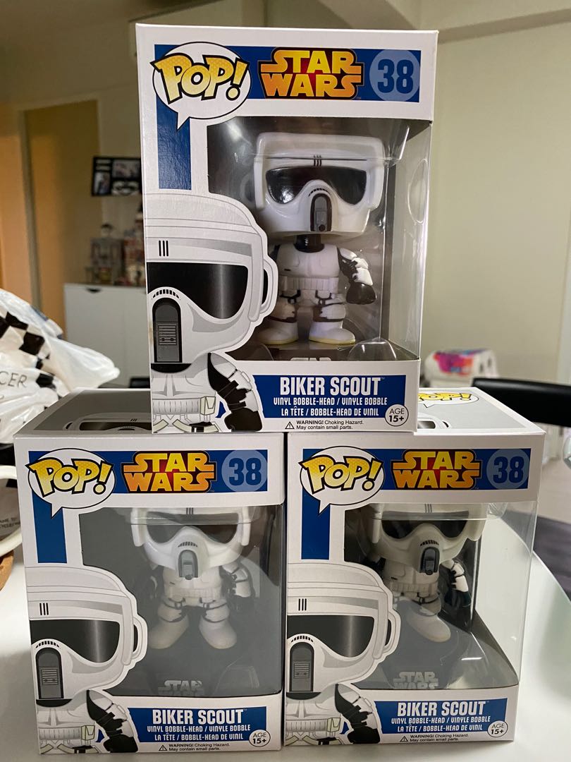 funko pop biker scout