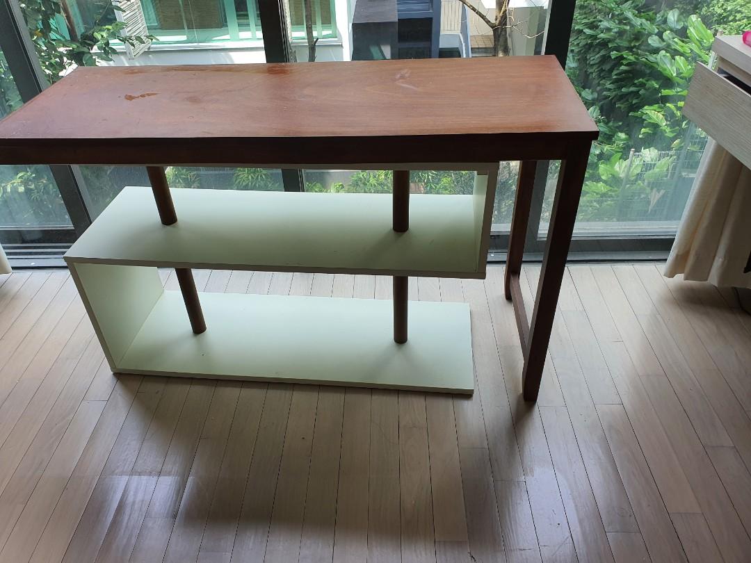 Study Table picket and rail swing study table, Furniture & Home Living