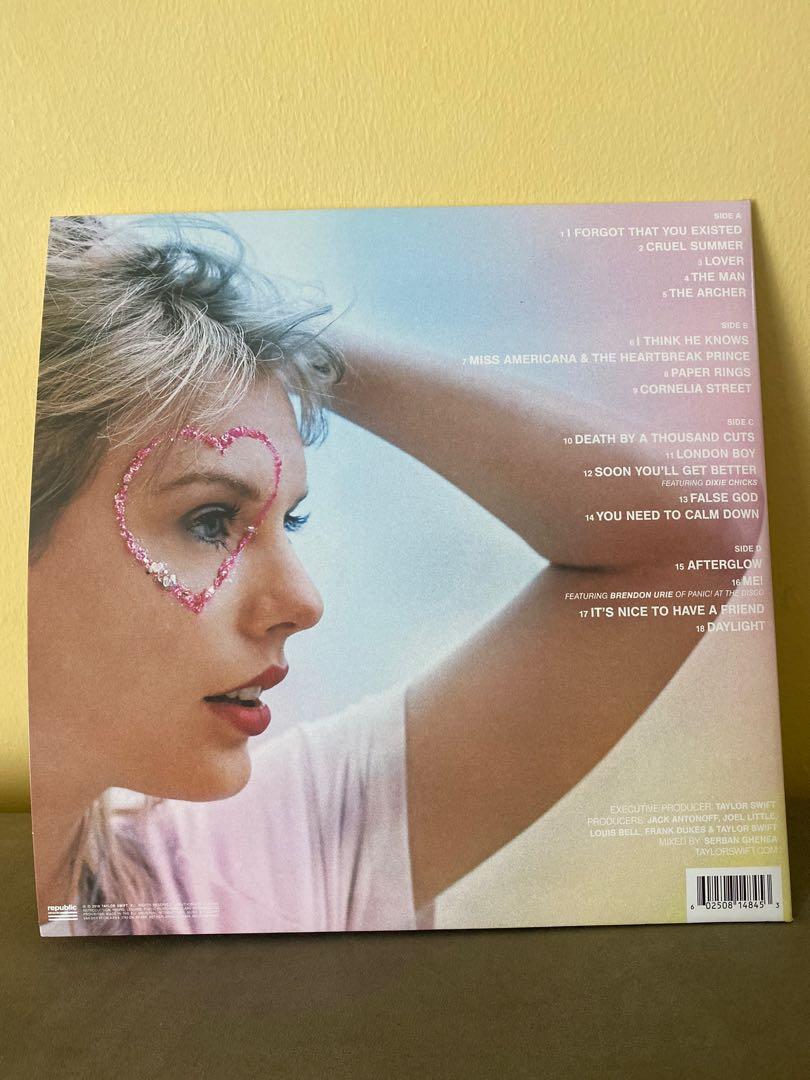 Taylor Swift Lover Vinyl 2 Disc Colour Set + 1 Wall Picture, Hobbies ...