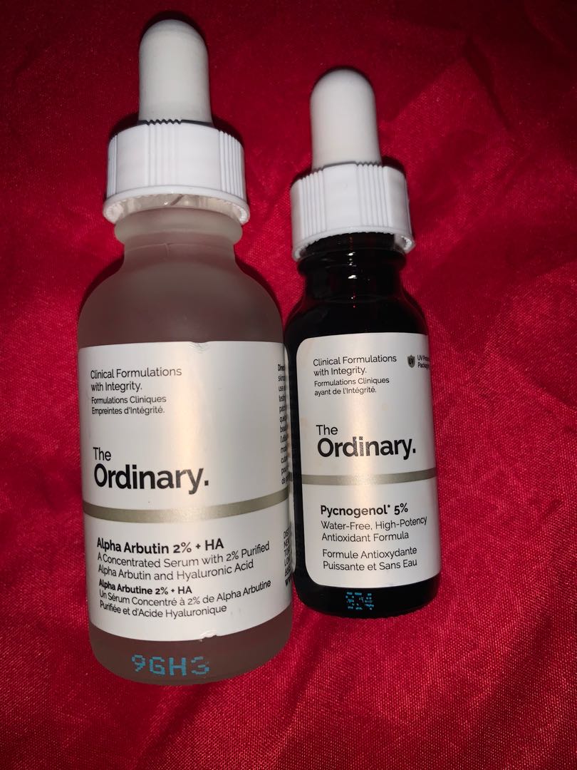 The Ordinary Alpha Arbutin 2 + HA and Pycnogenol 5, Beauty & Personal Care, Face, Face Care on