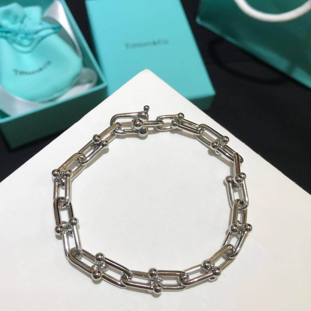 tiffany and co silver chain bracelet