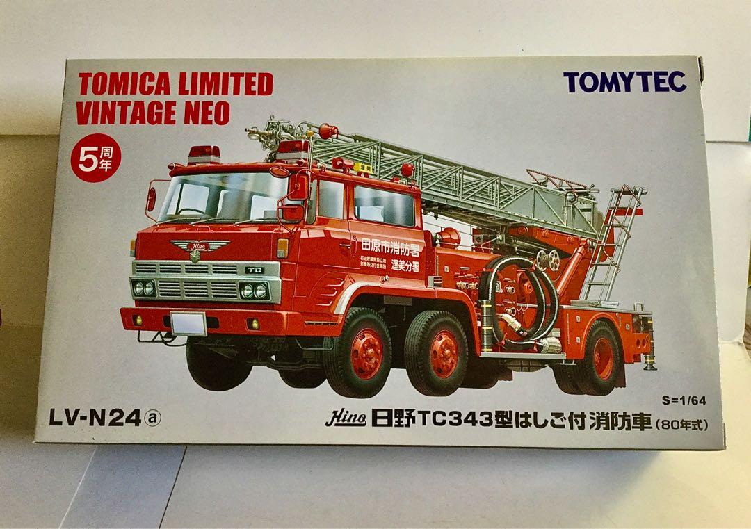Tomytec LV-N24a 日野TC343型雲梯消防車, 興趣及遊戲, 玩具& 遊戲類 