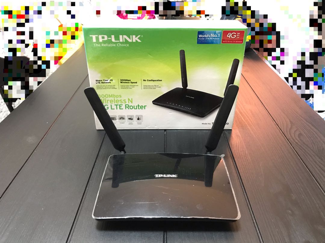 Tp Link Tl Mr6400 4g Lte Router 電子產品 其他 Carousell