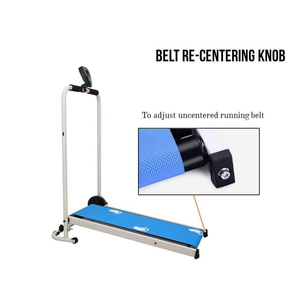 Treadmill (Category: Cardio & Fitness Machines) located in Alor Gajah. Submitted by jannahadeefa (Listing ID 1025316635, Image 3). Description: Foldable Running Machine Rm280sm Free postage.. Non electric treadmill (Manual) - Foldable and Save Space, for easy storage too - Wheels design for easy moving - Fitness monitor records Time, Speed, Calories and Distance. - Capacity: up to 200kg - Size: Folded: 45 x 108 cm - 40cm Wide Running Belt - Buffe