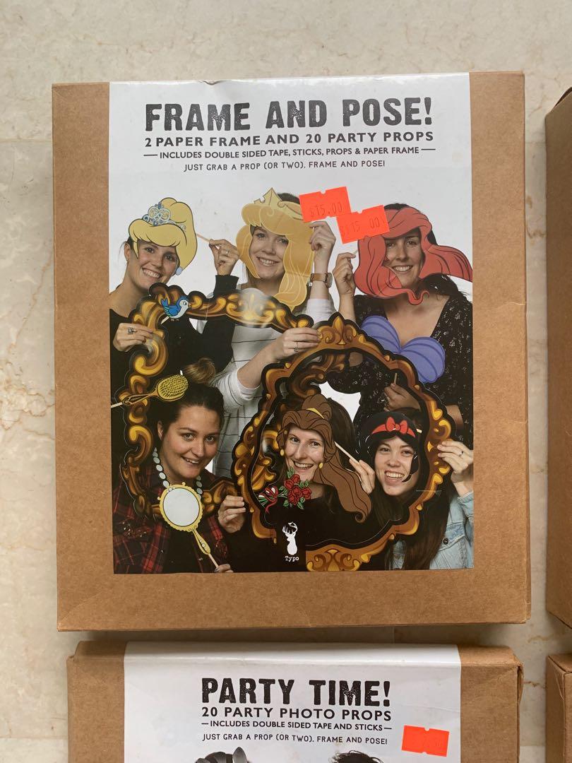 TYPO Party Prop Kits / Photo Booth Props (4 Designs), Everything Else