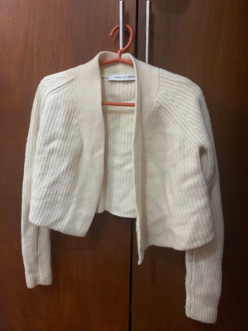 uniqlo cropped cardigan