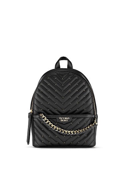 All black hotsell victoria secret backpack
