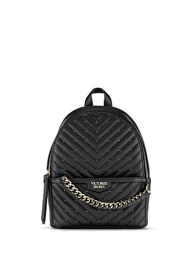 Victoria secret sale black mini backpack