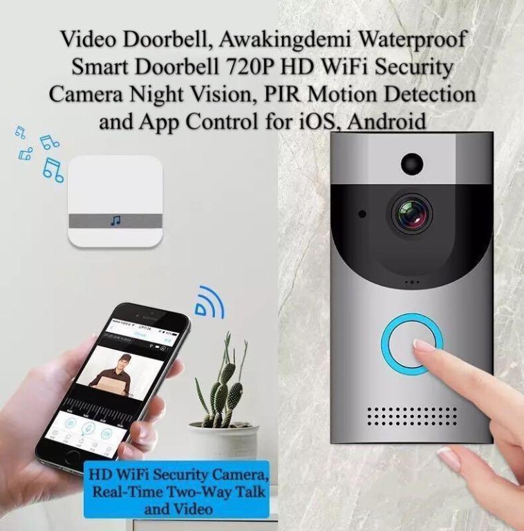 awakingdemi waterproof smart doorbell