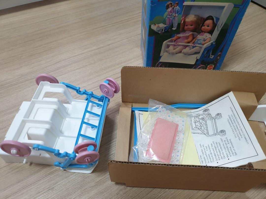 Vintage Barbie doll Pram Hearts Family, Hobbies & Toys, Toys & Games on