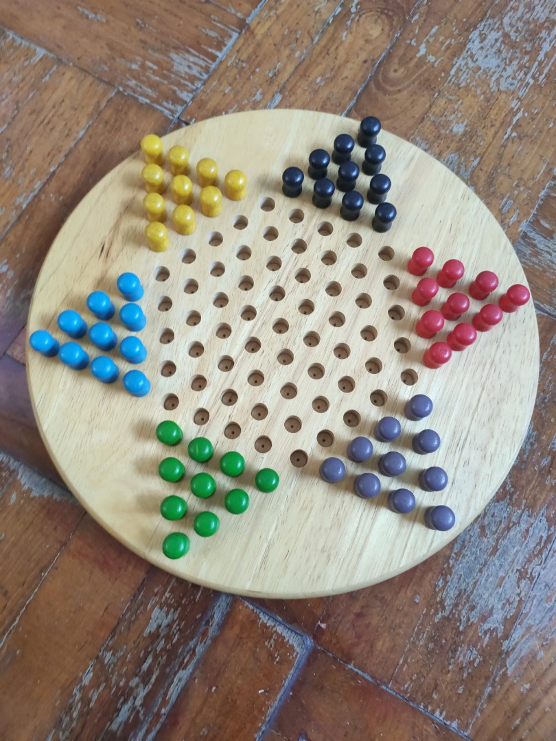 Vintage Chinese Jumping Checkers, Hobbies & Toys, Toys & Games on Carousell