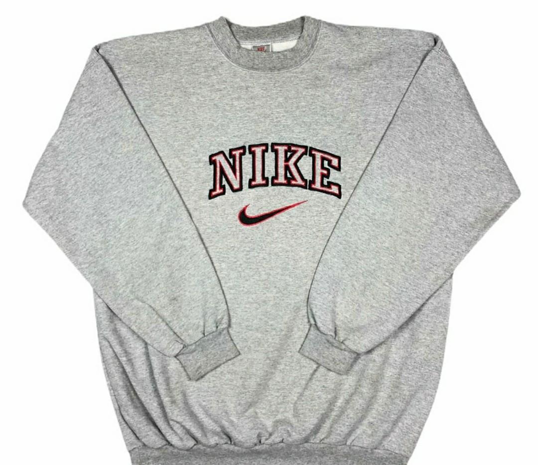 90s vintage nike spell out sweatshirt
