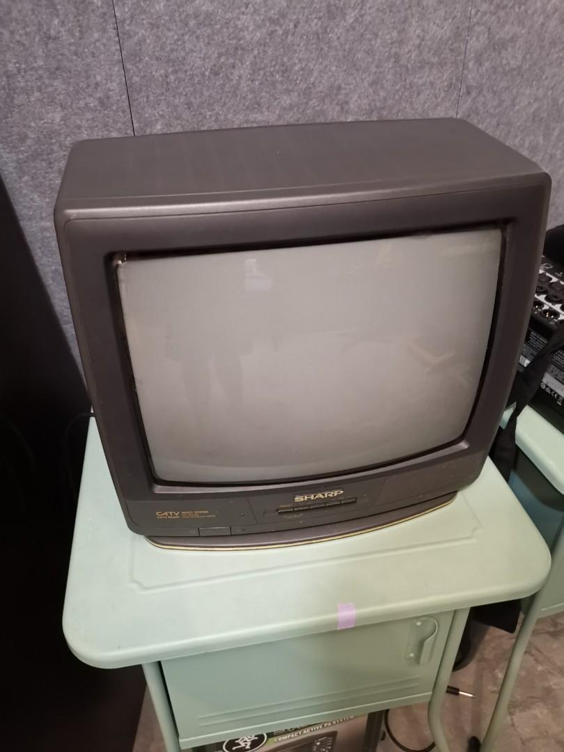 Vintage CRT TV Retro (Sharp), TV & Home Appliances, TV & Entertainment
