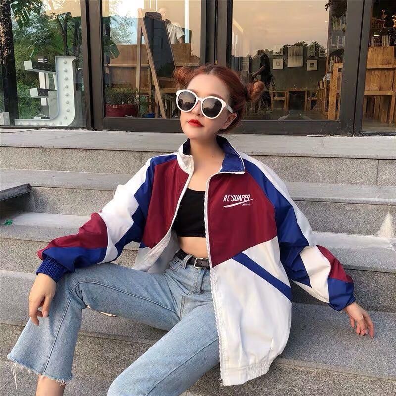 Vintage Windbreaker, Women's Fashion 