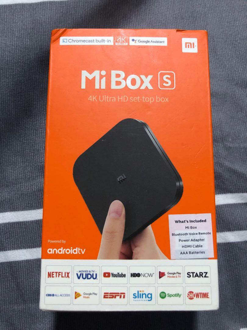 Xiaomi Mi Box S Tv Home Appliances Tv Entertainment Entertainment Systems Smart Home Devices On Carousell