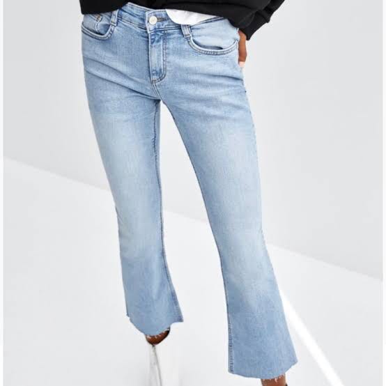 jeans mini flare