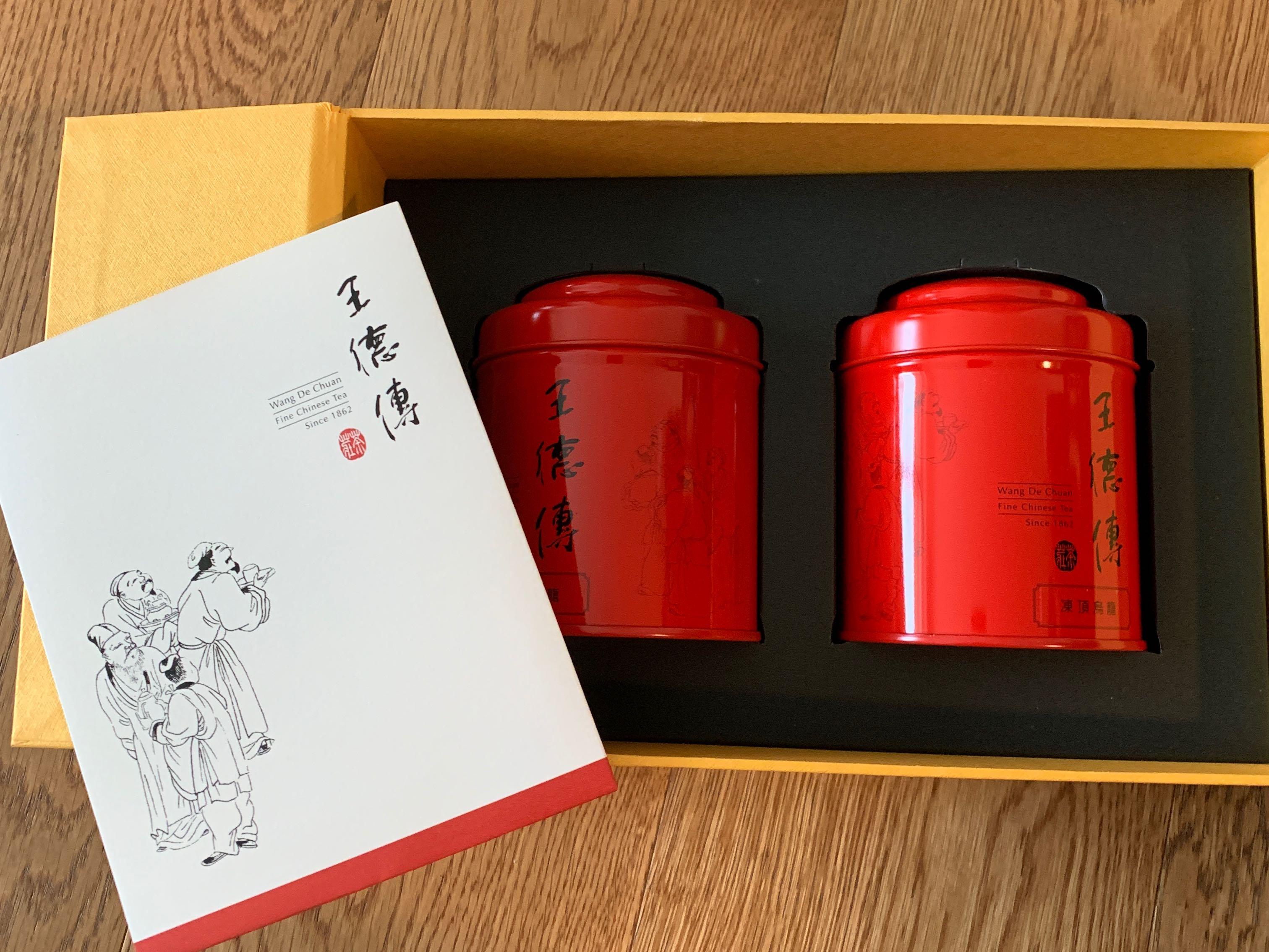 王德傳Fine Chinese Tea / 凍頂烏龍& 四季烏龍DG luxury 包裝, 嘢食 