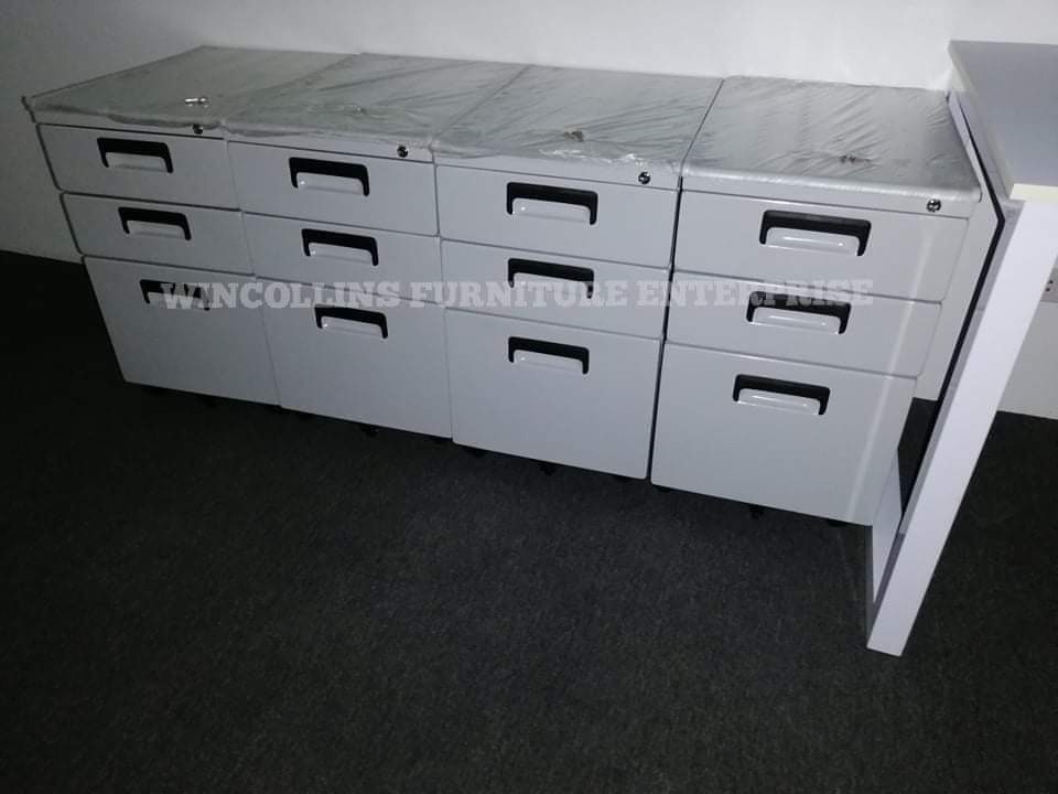 # Steel Mobile Pedestal Cabinet 3 Drawers with Lock  #