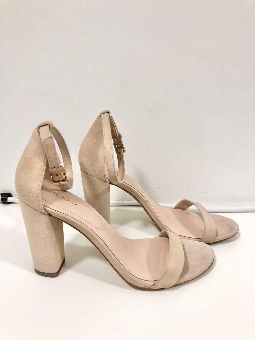 aldo nude heel