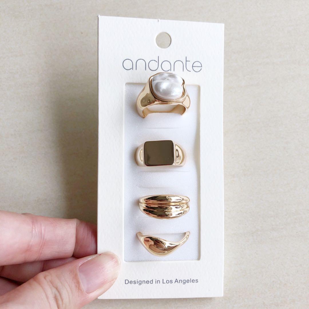 Andante brass jewelry sale