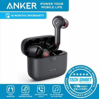 Anker Soundcore Liberty Air 2 Wireless Earbuds, Diamond-Inspired Drivers, Bluetooth Earphones, 4 Mics, Noise Reduction, 28H Playtime, HearID, Bluetooth 5, Wireless Charging, for Calls, Home Office