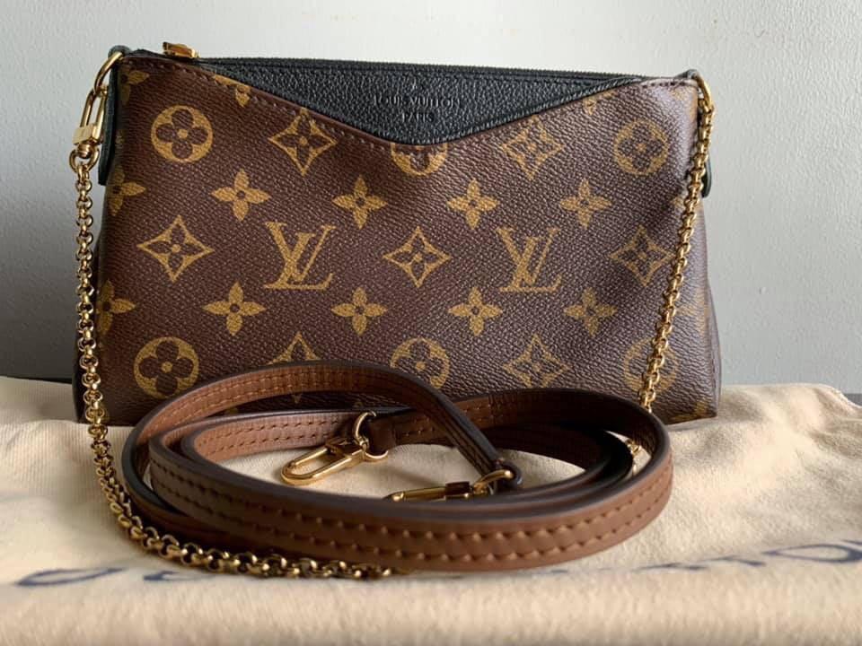 Louis Vuitton, Bags, Authentic Pallas Monogram Noir